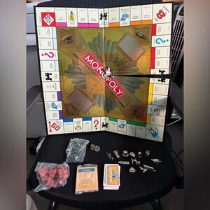 Monopoly Board Game 70th Anniversary Replacement Pieces Board Dice Tokens Cards